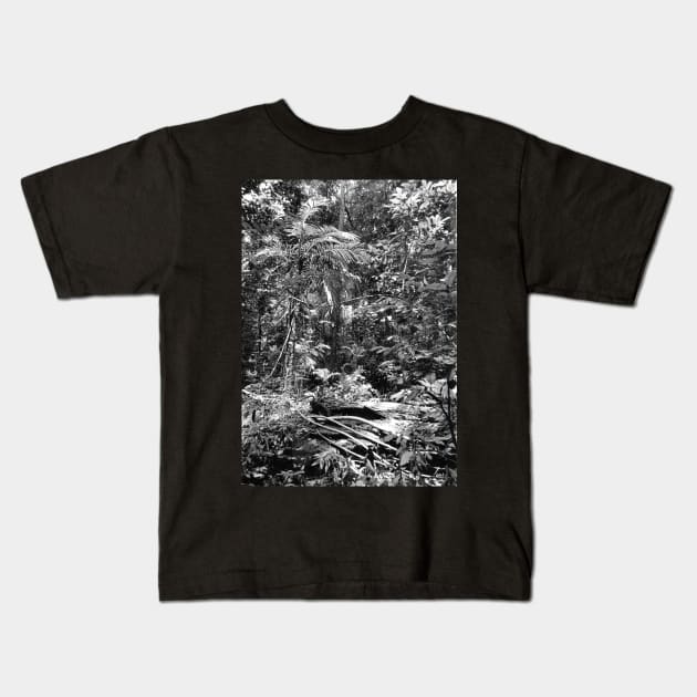 Vintage photo of Amazon Rainforest Kids T-Shirt by In Memory of Jerry Frank